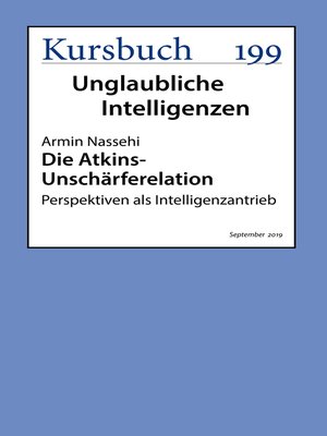 cover image of Die Atkins-Unschärferelation